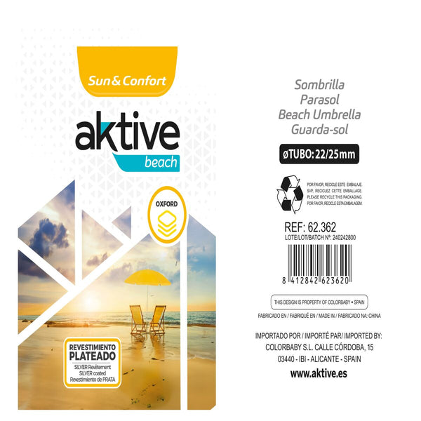 Sonnenschirm Aktive 200 x 195 x 200 cm (6 Stück)