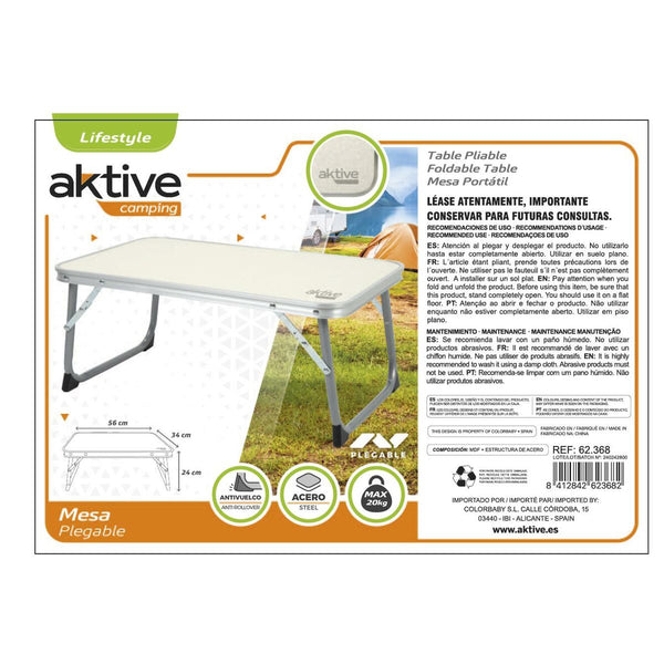 Table Klapptisch Aktive 56 x 24 x 34 cm