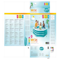 Aufblasbarer Pool Intex 254 x 56 x 254 cm (2 Stück)