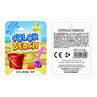 Strandspielzeuge-Set Colorbaby 40 x 22 x 20 cm (4 Stück)