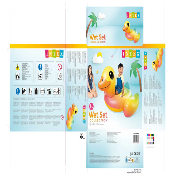 Luftmatratze Intex 147 x 81 x 147 cm (4 Stück)