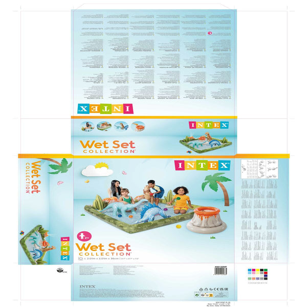 Wassersprinkler-Spielzeug Intex PVC 201 x 36 x 201 cm