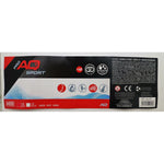 Tauchbrille mit Schnorchel und Flossen AquaSport Schwarz Erwachsene (2 Stück)