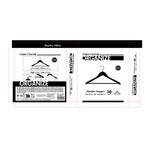 Aufhänger-Set Max Home Weiß Holz Stahl 44,5 x 23 x 1 cm 10 Stücke (6 Stück)