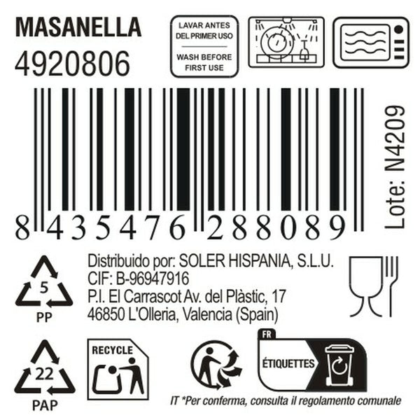 Schüssel Inde Masanella 650 ml (18 Stück)