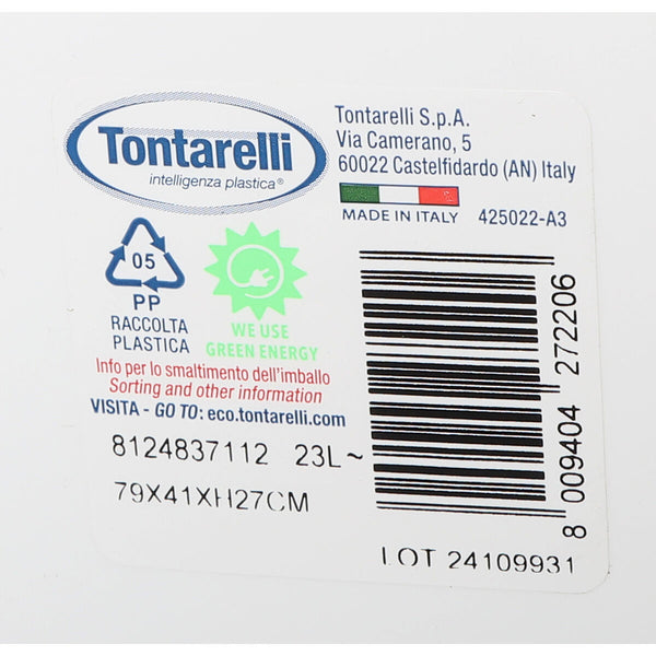 Badewanne Tontarelli Baby Weiß 80 x 41 x 27 cm (6 Stück)