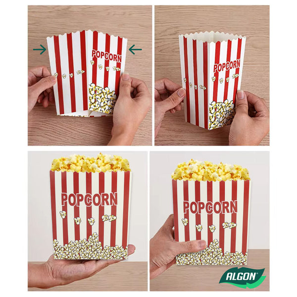 Behälter um das Popcorn zu servieren Inde Popcorn (4 Stücke) (24 Stück)
