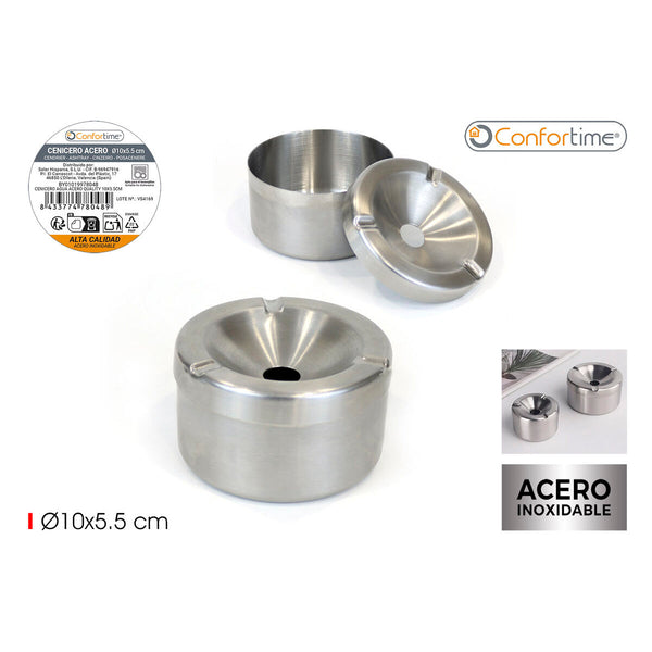 Aschenbecher Confortime Stahl 10 x 5,5 cm (12 Stück)