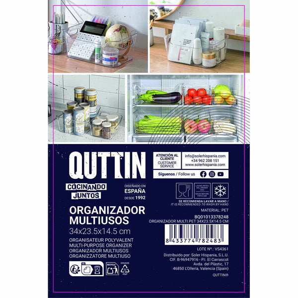 Aufbewahrungsbox Quttin 34 x 23,5 x 14,5 cm (10 Stück)