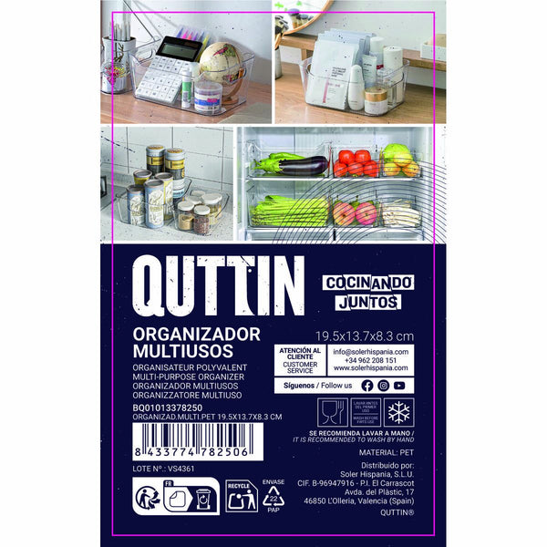 Aufbewahrungsbox Quttin 19,5 x 13,7 x 8,3 cm (24 Stück)