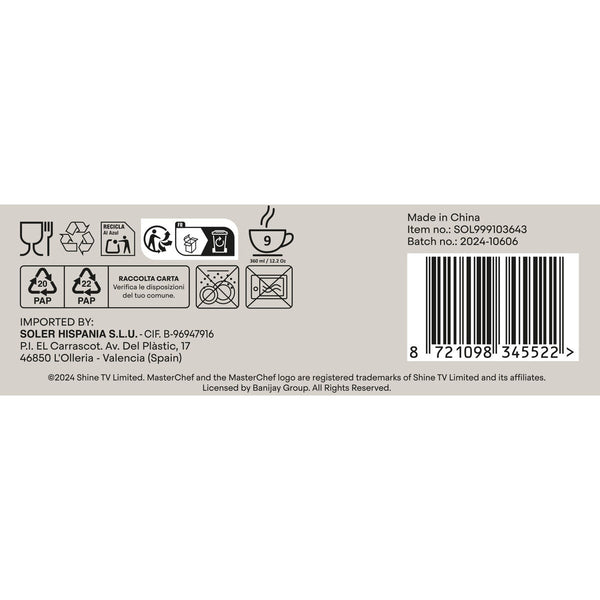 Italienische Kaffeemaschine MasterChef (6 Stück)