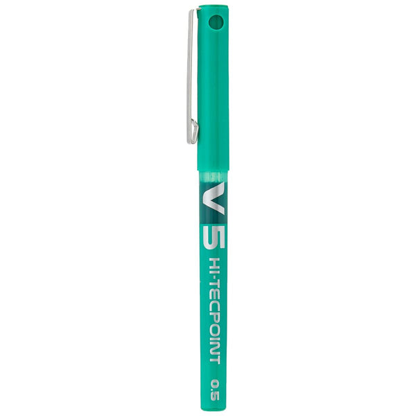 Flüssigtintenstift Pilot V-5 Hi-Tecpoint grün 0,3 mm (12 Stück)