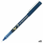 Flüssigtintenstift Pilot V-7 Hi-Tecpoint Blau 0,5 mm (12 Stück)