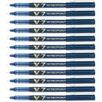 Flüssigtintenstift Pilot V-7 Hi-Tecpoint Blau 0,5 mm (12 Stück)