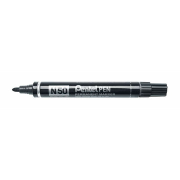 Dauermarker Pentel N50-BE Schwarz 12 Stücke