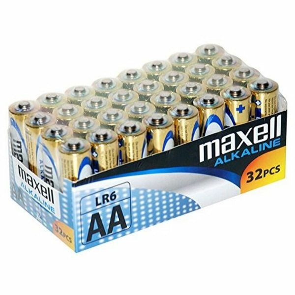 Alkali-Mangan-Batterie Maxell MX-LR06 AA 32 LR06 AA 1.5V (32 pcs) 1,5 V