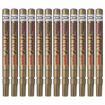 Dauermarker Uni-Ball Paint PX-21L Gold 12 Stücke
