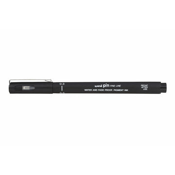 Dauermarker Uni-Ball PIN03-200(S) Schwarz 12 Stücke