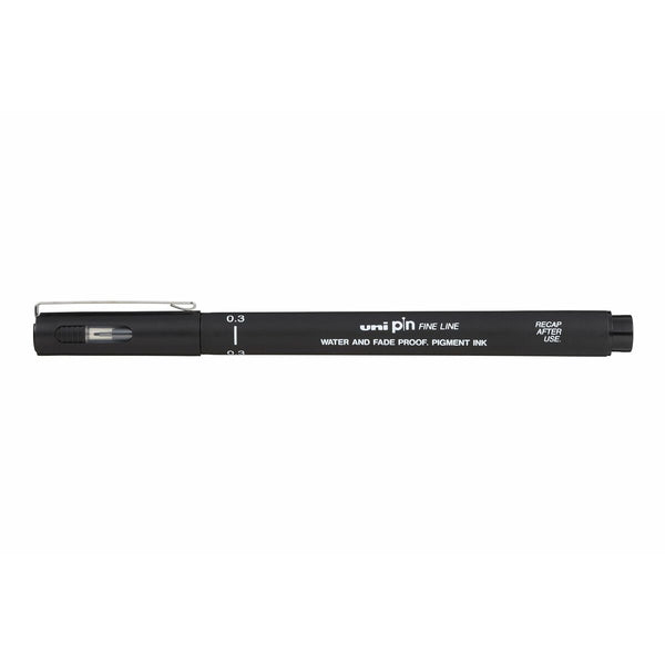 Dauermarker Uni-Ball PIN03-200(S) Schwarz 12 Stücke