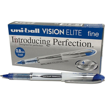 Flüssigtintenstift Uni-Ball Vision Elite UB-200 Dunkelblau 0,6 mm (12 Stücke)