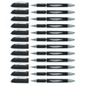 Flüssigtintenstift Uni-Ball Rollerball Jestsream SX-210 Schwarz 1 mm (12 Stücke)