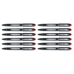 Kugelschreiber mit Flüssigtinte Uni-Ball Rollerball Jestsream SX-210 Rot 12 Stück