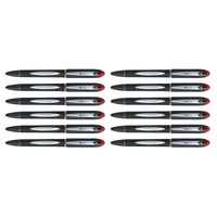 Kugelschreiber mit Flüssigtinte Uni-Ball Rollerball Jestsream SX-210 Rot 12 Stück
