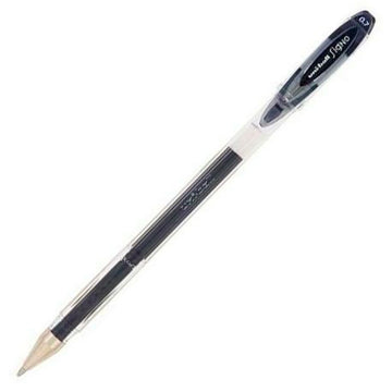 Flüssigtintenstift Uni-Ball Rollerball Signo Basicos UM-120 Schwarz 0,5 mm (12 Stücke)