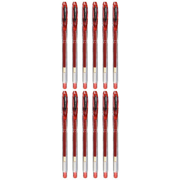 Flüssigtintenstift Uni-Ball Rollerball Signo Basicos UM-120 Rot 0,5 mm (12 Stücke)