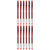 Flüssigtintenstift Uni-Ball Rollerball Signo Basicos UM-120 Rot 0,5 mm (12 Stücke)