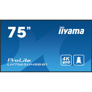 Monitor Videowall Iiyama ProLite LH7575UHS-B1AG 75" 4K Ultra HD