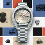 Herrenuhr Seiko SRPK91K1 Silberfarben