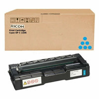 Original Toner Ricoh 407544 Schwarz Türkis