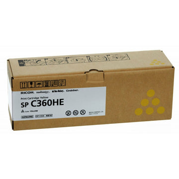 Original Toner Ricoh 408187 Gelb Schwarz