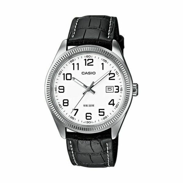 Herrenuhr Casio MTP-1302PL-7BVEF Weiß Schwarz (Ø 40 mm)