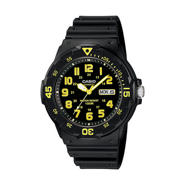 Herrenuhr Casio DIVER 100M Gelb Schwarz (Ø 44,5 mm)