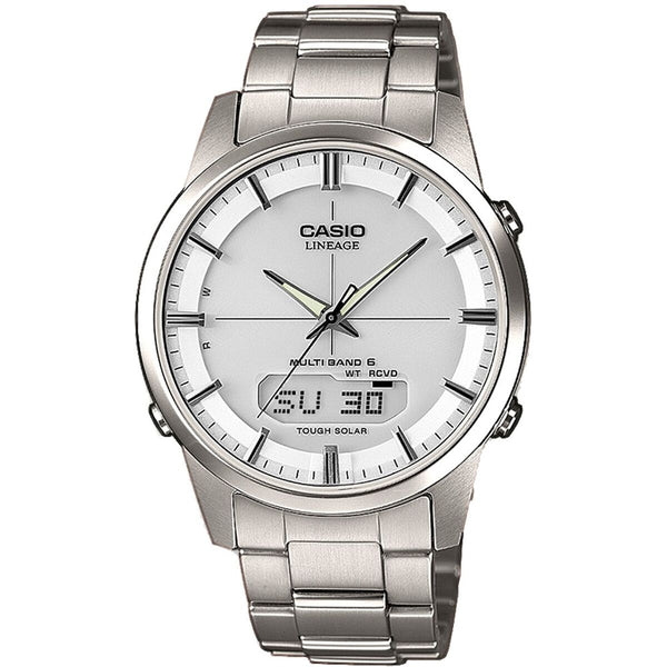 Herrenuhr Casio LINEAGE Multiband 6 Tough Solar Silberfarben (Ø 40 mm)