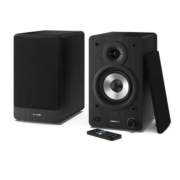 Laptop-Lautsprecher Sharp Bookshelf Speakers Schwarz 60 W