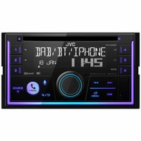 Radio mit CD fürs Auto JVC KD-X482DBT Schwarz