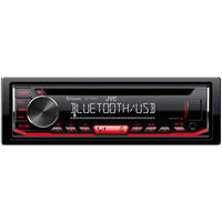 Radio mit CD fürs Auto Kenwood KD-T702BT Schwarz Rot