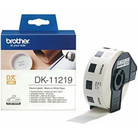 Drucker-Etiketten Brother DK11219 Weiß Schwarz/Weiß