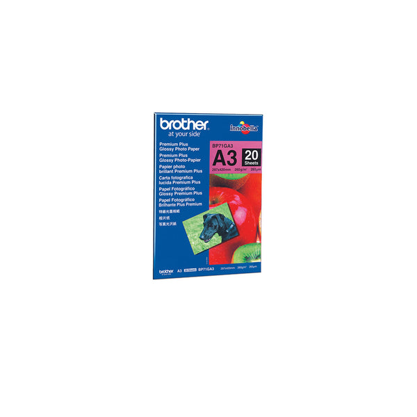 Mattes Fotopapier Glossy Premium A3 Brother BP71GA3