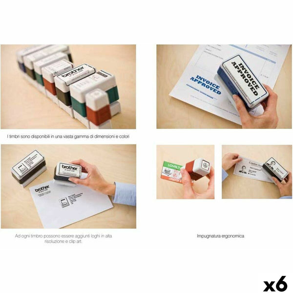 Versiegelung Brother Schwarz (6 Stück)