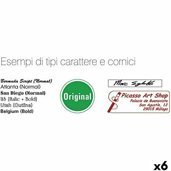 Versiegelung Brother Schwarz (6 Stück)