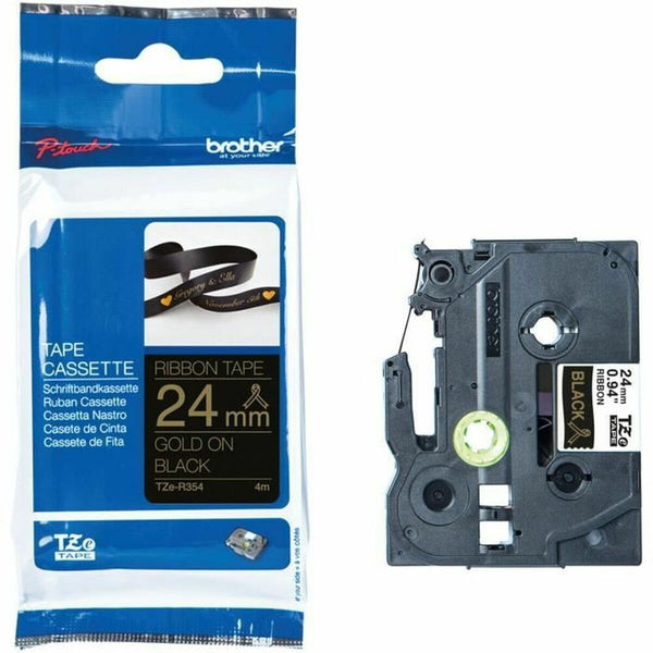 Original Punkt-Matrix-Band Brother TZE-R354 Schwarz