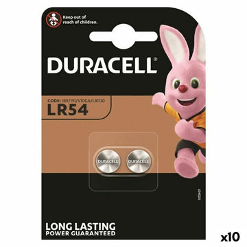 Alkaline-Knopfzelle DURACELL LR1130 LR54  2 Stücke 10 Stück 1,5 V