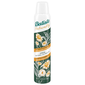 Trockenshampoo Batiste Naturally 200 ml Grüner Tee Kamille