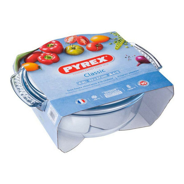 Kasserolle mit Glasabdeckung Pyrex 118A000/5043 Durchsichtig