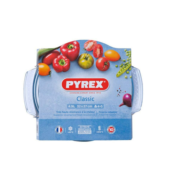 Kasserolle mit Glasabdeckung Pyrex 118A000/5043 Durchsichtig