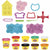 Knetspiel Play-Doh Hasbro Peppa Pig Stylin Set